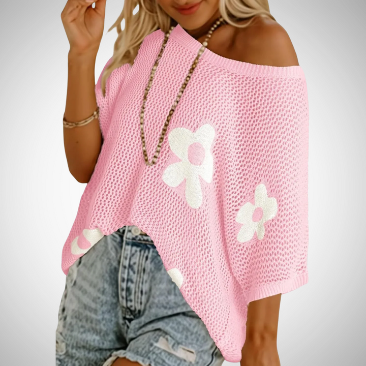 Amara™ - Stylish Lightweight Crochet Top