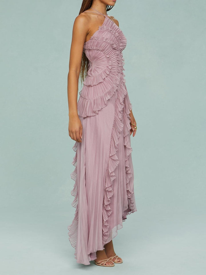 Selene – Ocean Whirlpool Maxi Dress