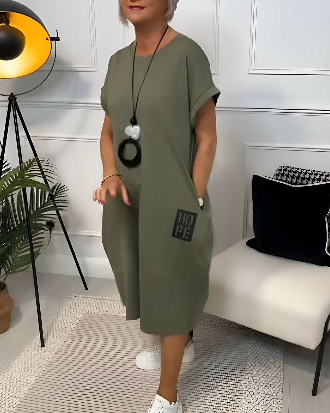 Chloé - Stylish Short Sleeved Dress