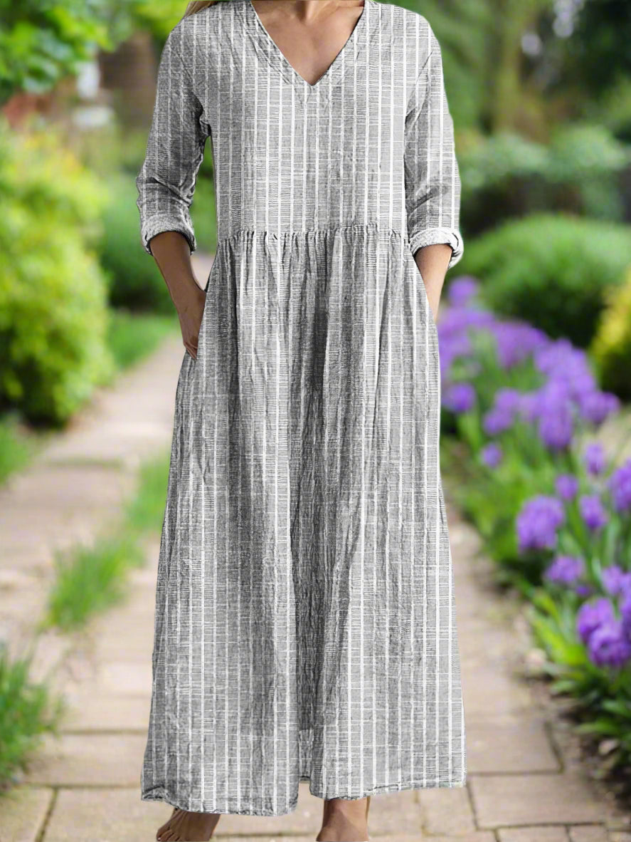 Georgia - Casual Striped Dress