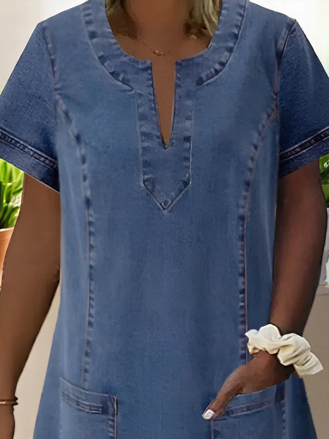 Hailey - Soft Denim Dress
