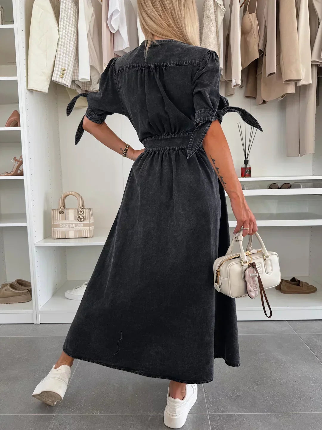 Ivanka - Radiant Denim Dress