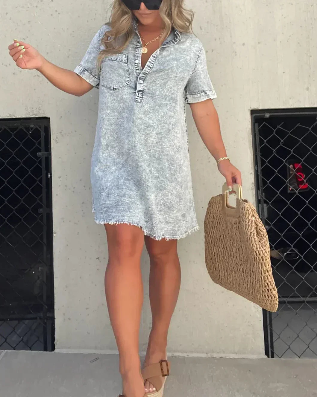 Sienna | Denim Shirt Dress